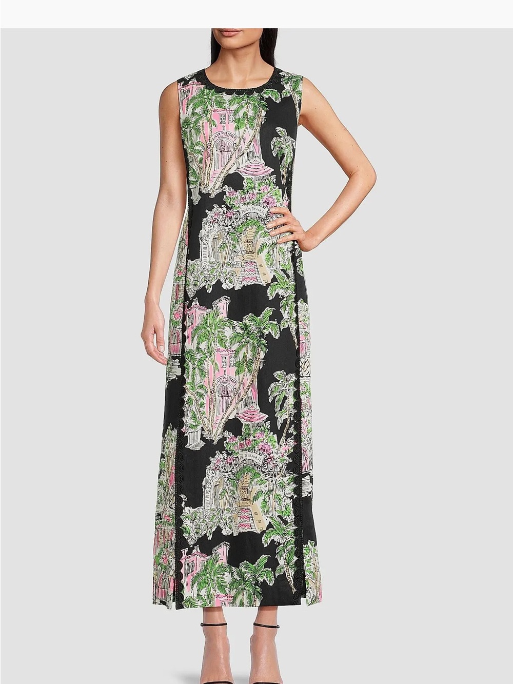 NWT Lilly Pulitzer Palm Beach Anniversary Print Maxi, size 16